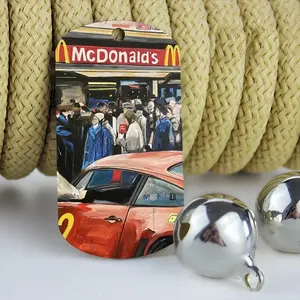 First Mcdonalds In Russia Dog Tag Pendant