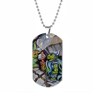 Confrontation Dog Tag Pendant