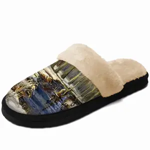 Men Early Spring Realism Fuzzy Slippers