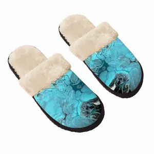 Men Caribbean Beaches Fuzzy Slippers