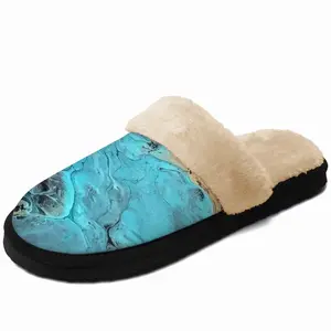 Men Caribbean Beaches Fuzzy Slippers