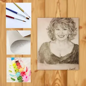 Joy Behar Digital Painting (Vertical)