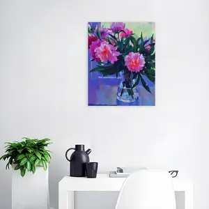 Peonies Digital Painting (Vertical)