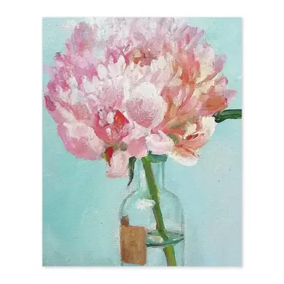 Last Peony Digital Painting (Vertical)