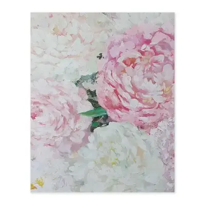 Large Peony Palette Knife Digital Painting (Vertical)