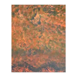 Orange Burst Digital Painting (Vertical)