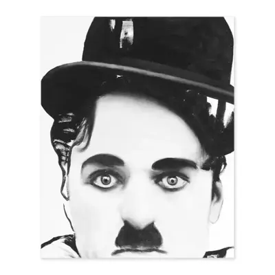 Charlie Chaplin Digital Painting (Vertical)