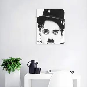 Charlie Chaplin Digital Painting (Vertical)