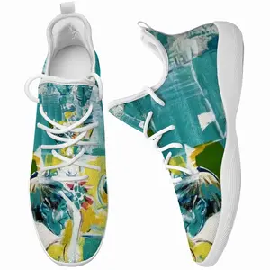 Men Green Point Cheerleading Dance Shoes