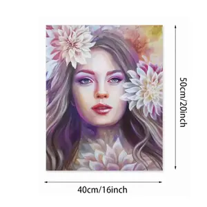 Floral Queen Digital Painting (Vertical)