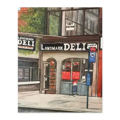 Landmark Deli New York City Digital Painting (Vertical)