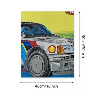 Peugeot 205 Digital Painting (Vertical)