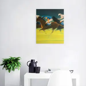 Racing Horses Digital Painting (Vertical)