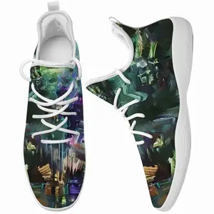 Men Green Spaces Cheerleading Dance Shoes