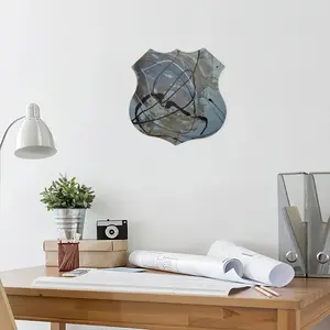 Tentacles Shield Shaped Iron Painting