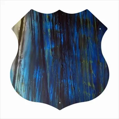 Deepacific Shield Shaped Iron Painting