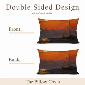 Beautiful Sunset On The Sea Polyester Pillow (Rectangle, Multi-Size)