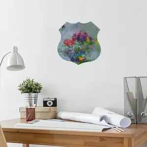 Breezy Day Shield Shaped Iron Painting