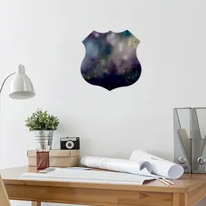 Growth 321 Seconds Shield Shaped Iron Painting