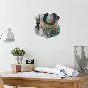 The Gift Shield Shaped Iron Painting