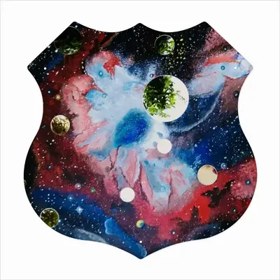 Youniverse Shield Shaped Iron Painting