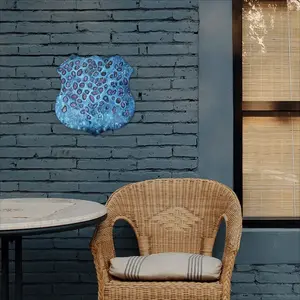 Love Your Cells Shield Shaped Iron Painting