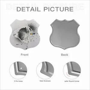 Basic Spectrum Z Shield Shaped Iron Painting