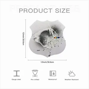 Basic Spectrum Z Shield Shaped Iron Painting