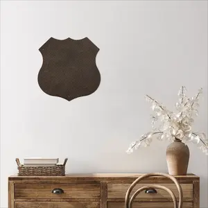 Dusk Shield Shaped Iron Painting