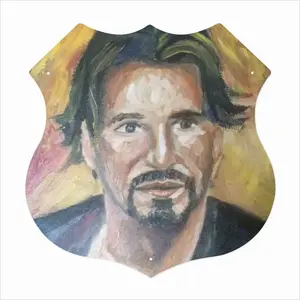 Al Pacino Shield Shaped Iron Painting