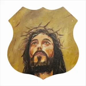 King Of Kings Shield Shaped Iron Painting