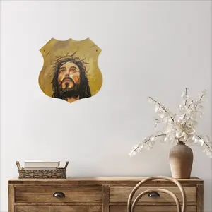 King Of Kings Shield Shaped Iron Painting