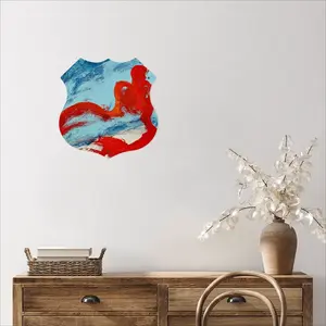 Hurted Feelings Shield Shaped Iron Painting