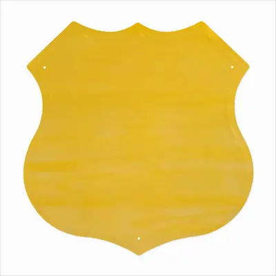 Endless Summer Shield Shaped Iron Painting