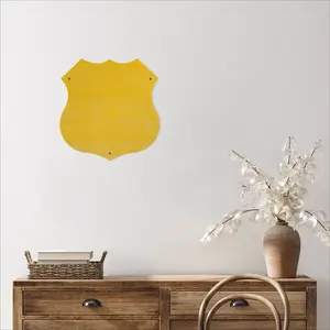 Endless Summer Shield Shaped Iron Painting