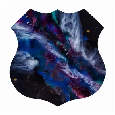 Milky Way Shield Shaped Iron Painting