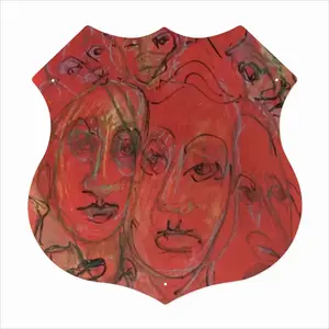 Continuity Shield Shaped Iron Painting