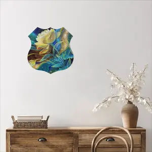 Cosmo Shield Shaped Iron Painting