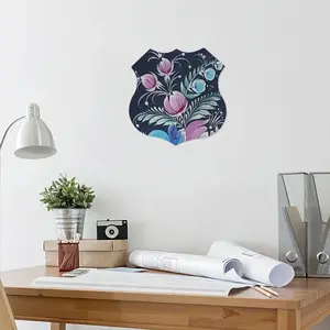 Night Pleasure Shield Shaped Iron Painting