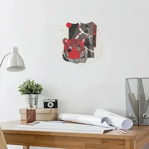 Wwf Amur Tiger Shield Shaped Iron Painting