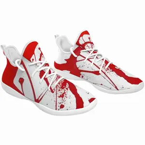 Men Electrona Royal Abstract Cheerleading Dance Shoes