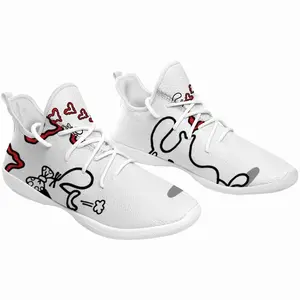 Men Love Smoking Cheerleading Dance Shoes