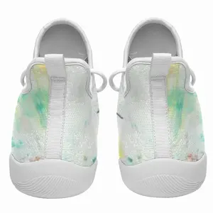 Men Turquoise Trees Cheerleading Dance Shoes