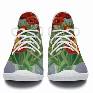 Men Tulips Cheerleading Dance Shoes