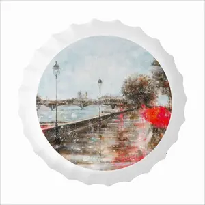 Afternoon In Paris Bottle Cap Iron Painting