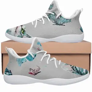 Men Cat And Butterflies Cheerleading Dance Shoes