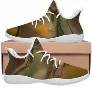 Men Green Yellow Playlines Cheerleading Dance Shoes