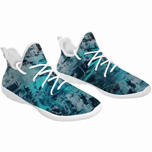 Men Blue Phoenix Cheerleading Dance Shoes