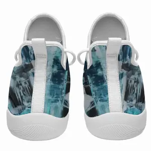 Men Blue Phoenix Cheerleading Dance Shoes