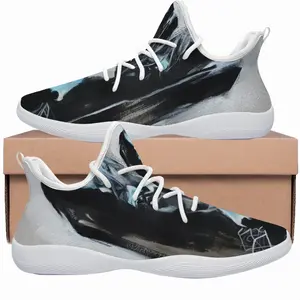 Men Blue Horse Cheerleading Dance Shoes